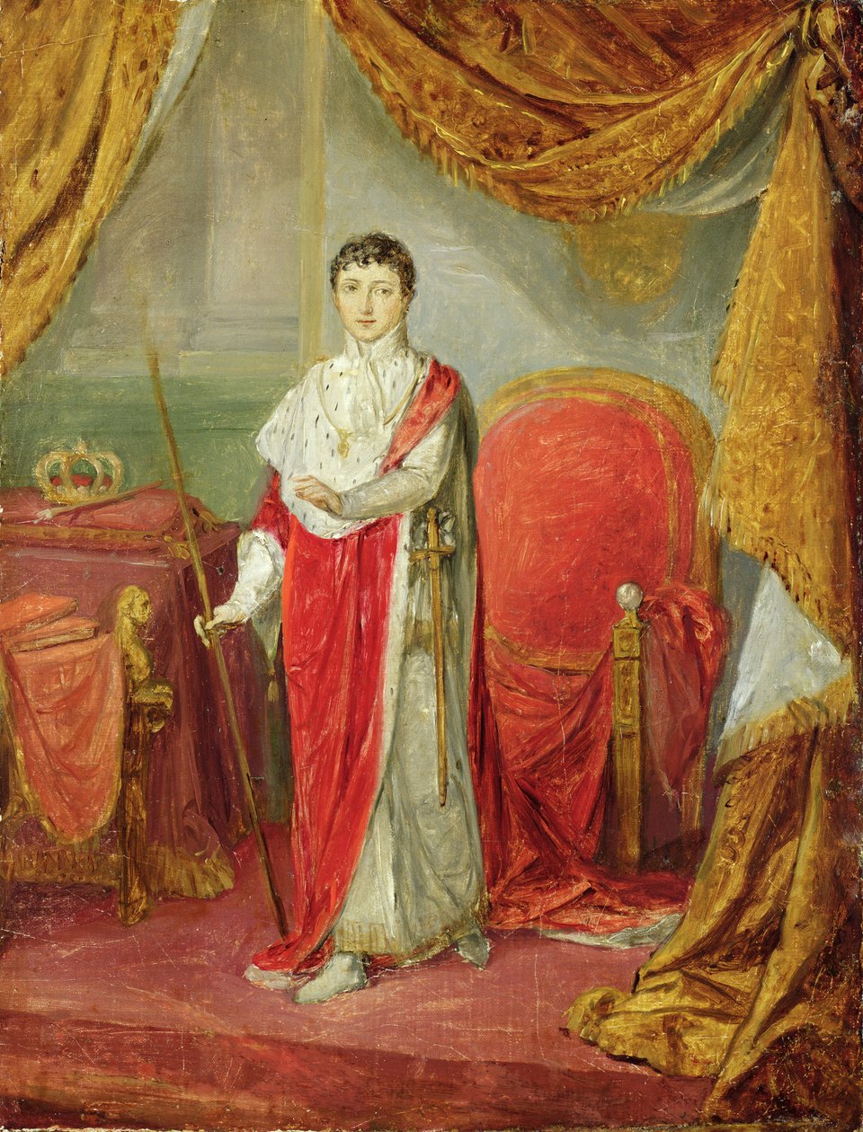 Portrett av kong Jerome i Royal Regalia av Sebastian Weygandt