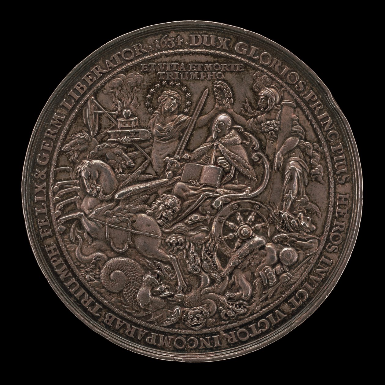 Triumf av kong Gustavus Adolphus [omvendt], 1634. av Sebastian Dadler
