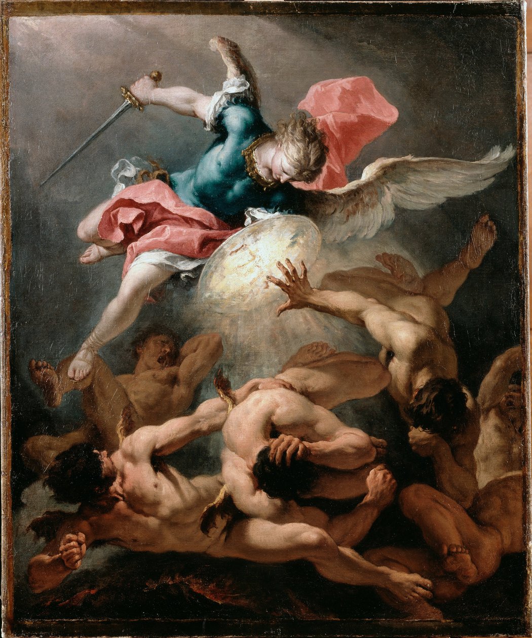 Rebel Angels fall av Sebastiano Ricci