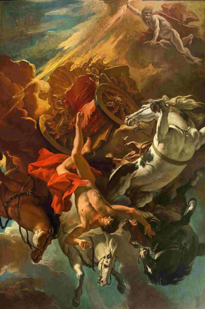 Phaetons fall av Sebastiano Ricci