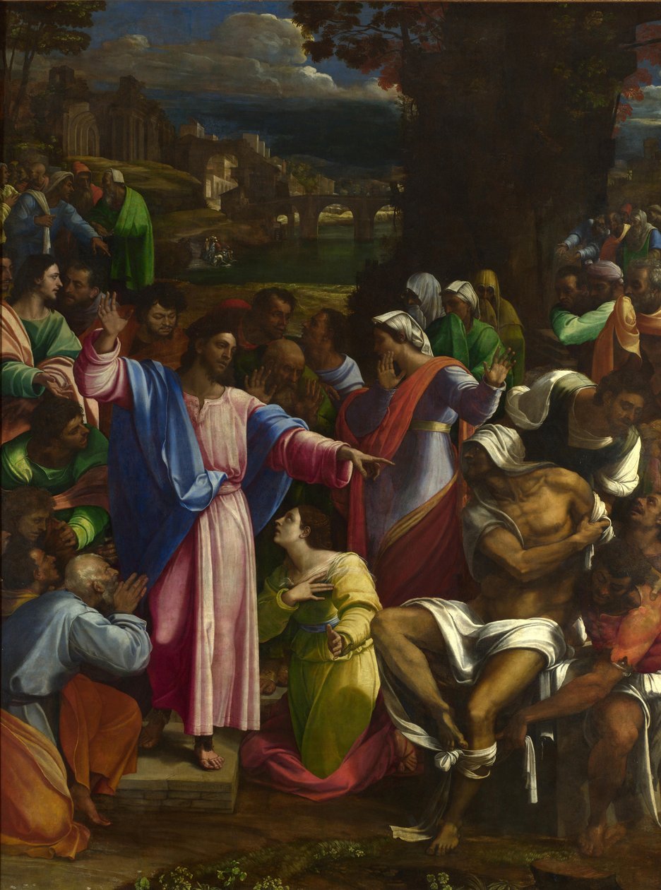 The Raising of Lazarus, ca 1518 av Sebastiano del Piombo