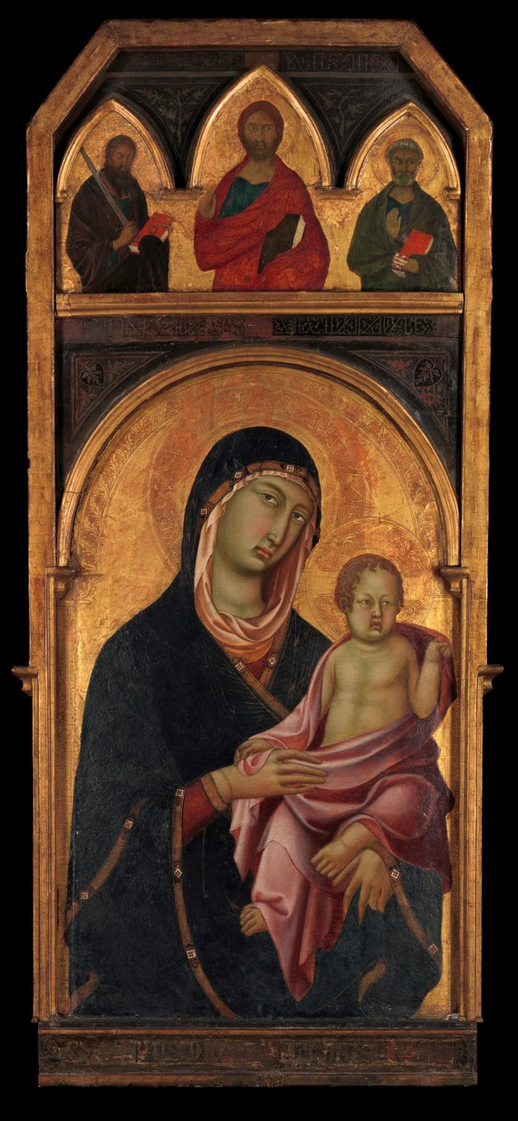 Madonna og barn, ca. 1320. av Segna di Buonaventura