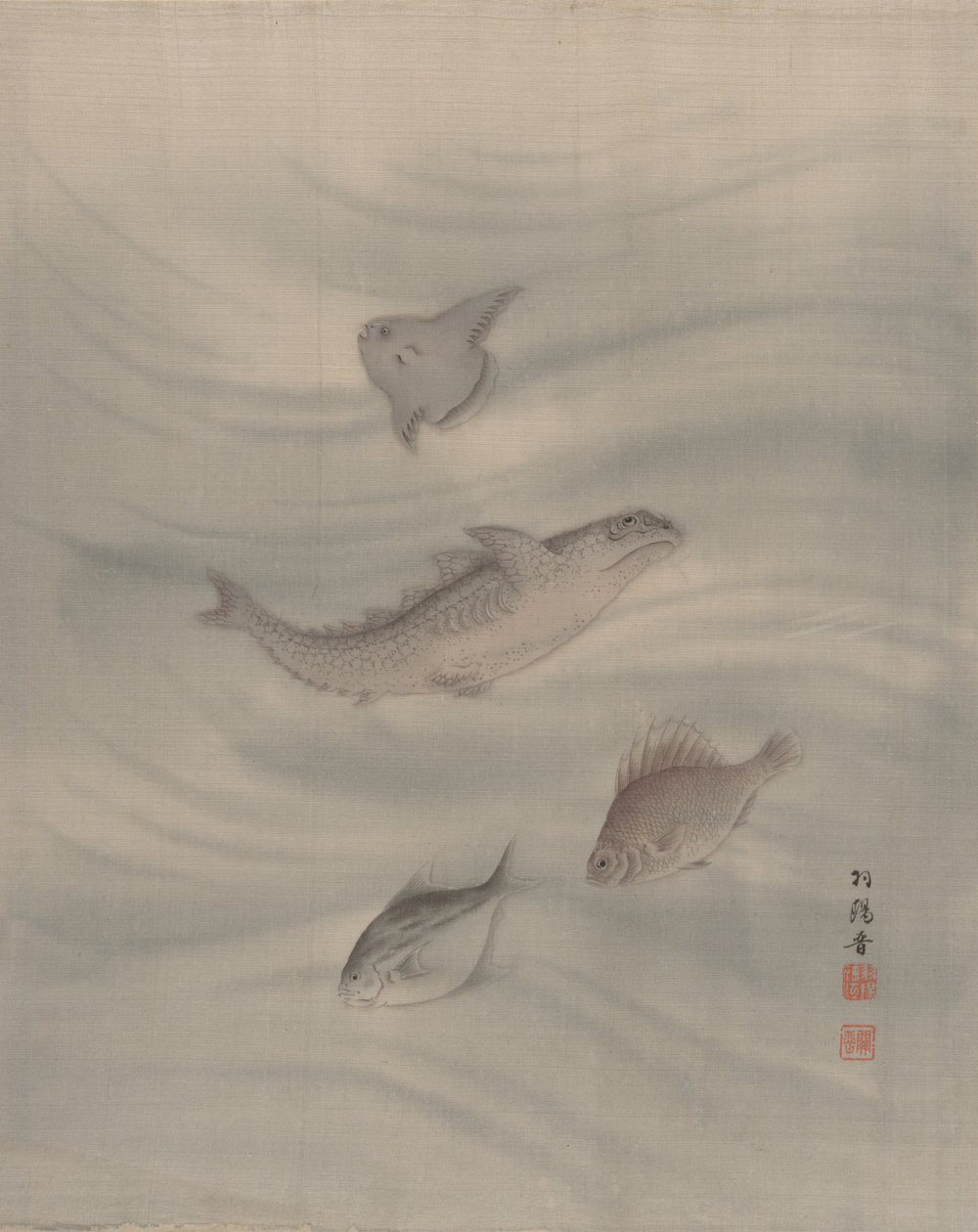 Fisk, ca. 1890-92. av Seki Shuko