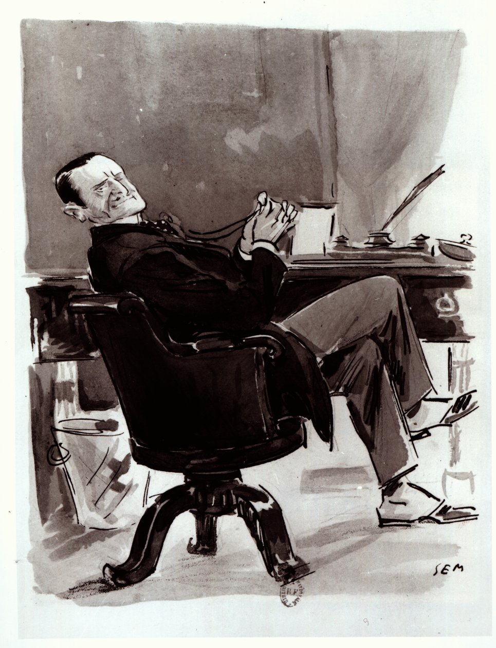Georges Courteline (1858–1929) av Sem