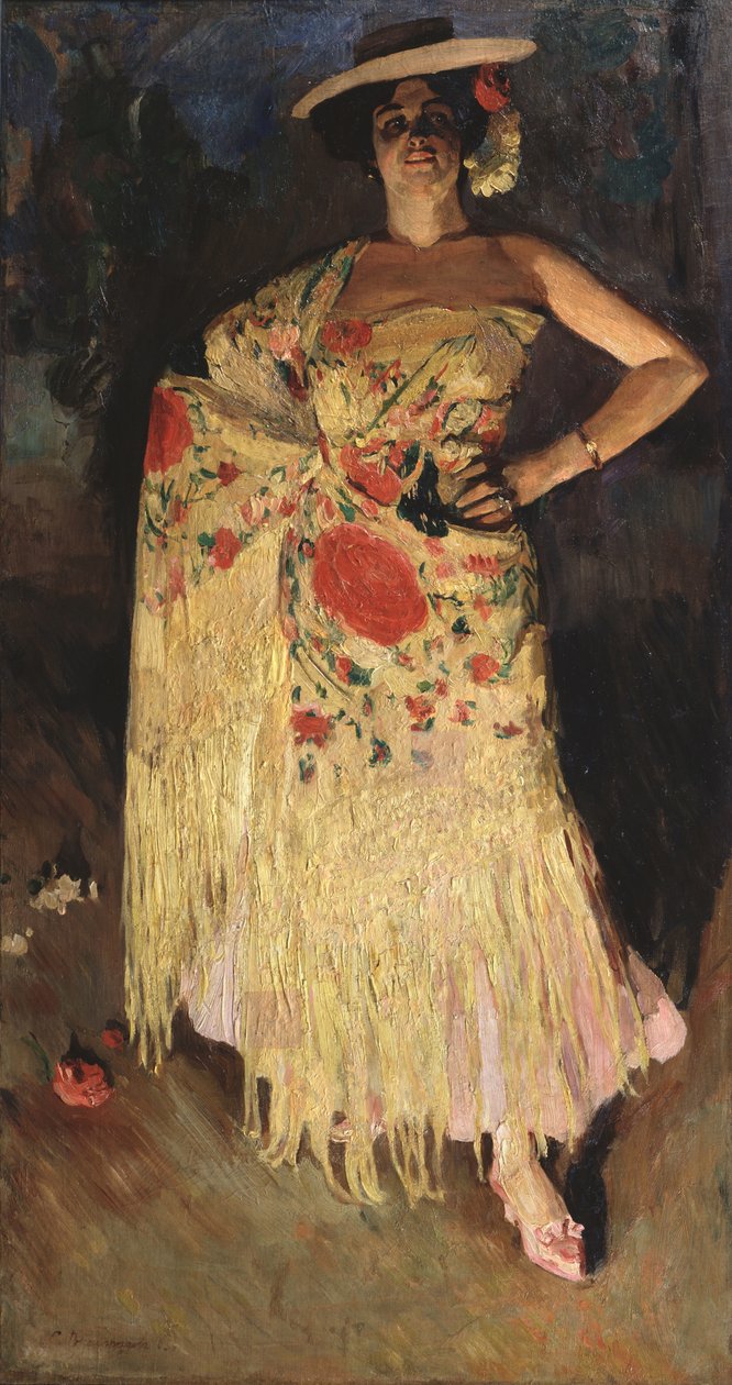 En danser, 1903 av Sergei Arsenevich Vinogradov