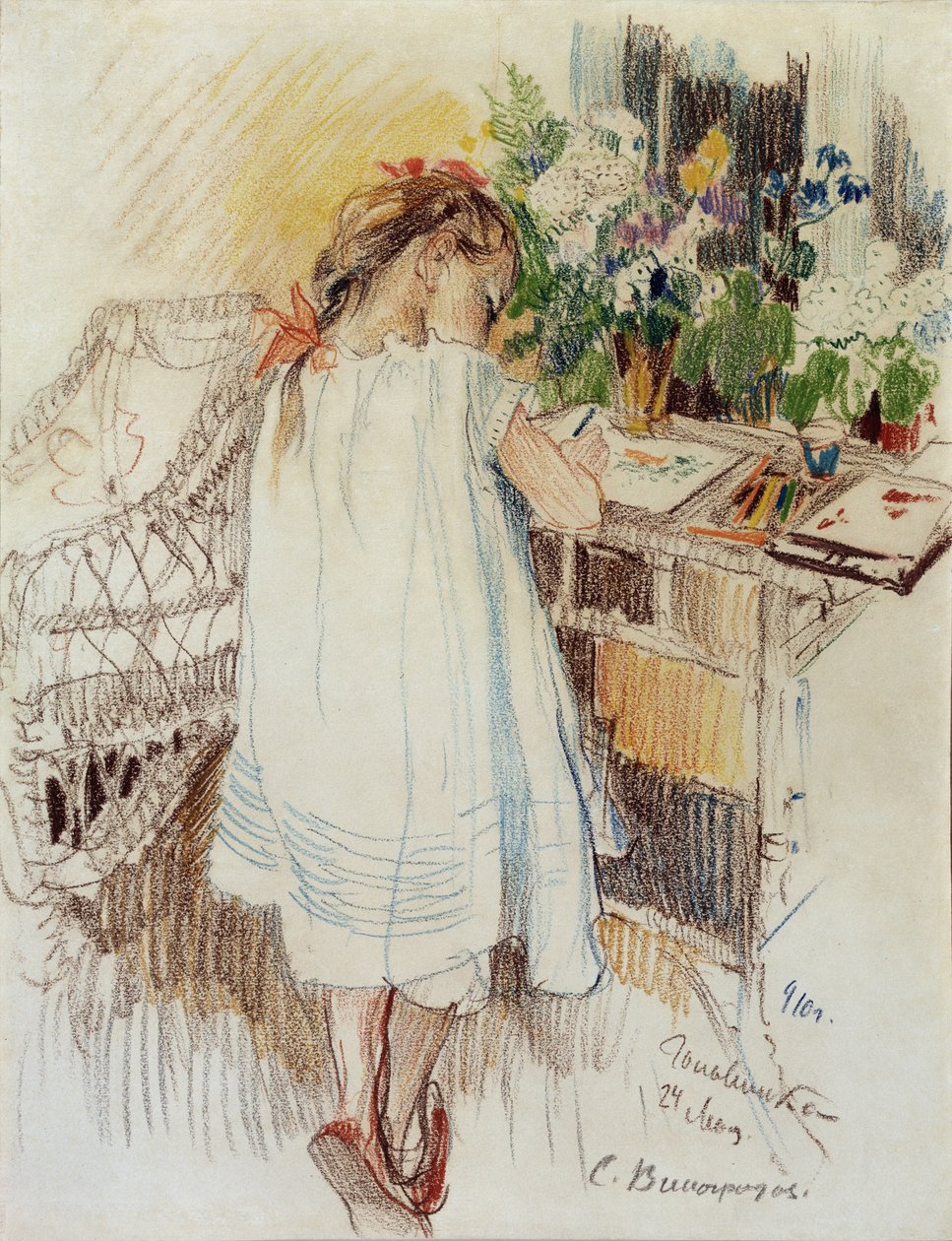 En liten en, 1910 av Sergei Arsenevich Vinogradov