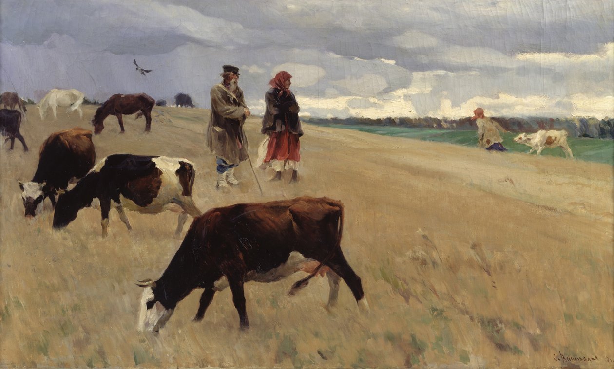 På stubbmarken, 1896 av Sergei Arsenevich Vinogradov
