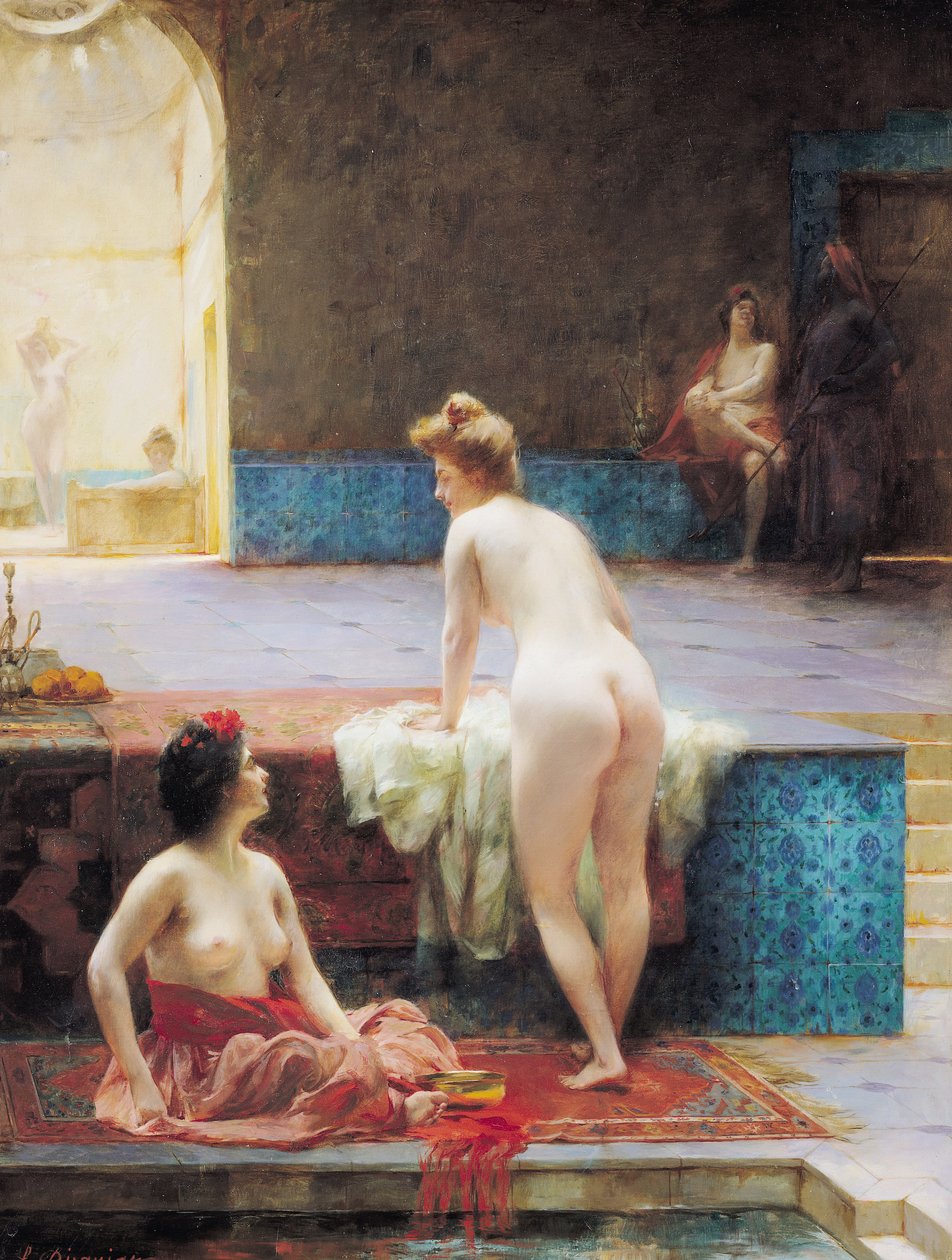 Det tyrkiske badet, 1896 av Serkis Diranian