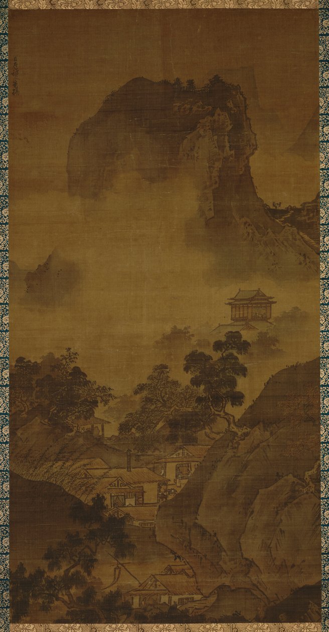 Landscape of Four Seasons- Fall av Toyo Sesshu