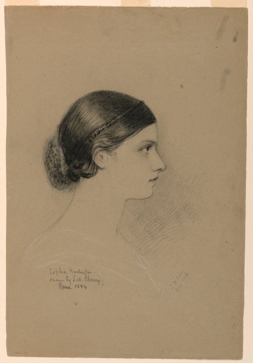 Portrett av Sophie Huntington av Seth Wells Cheney