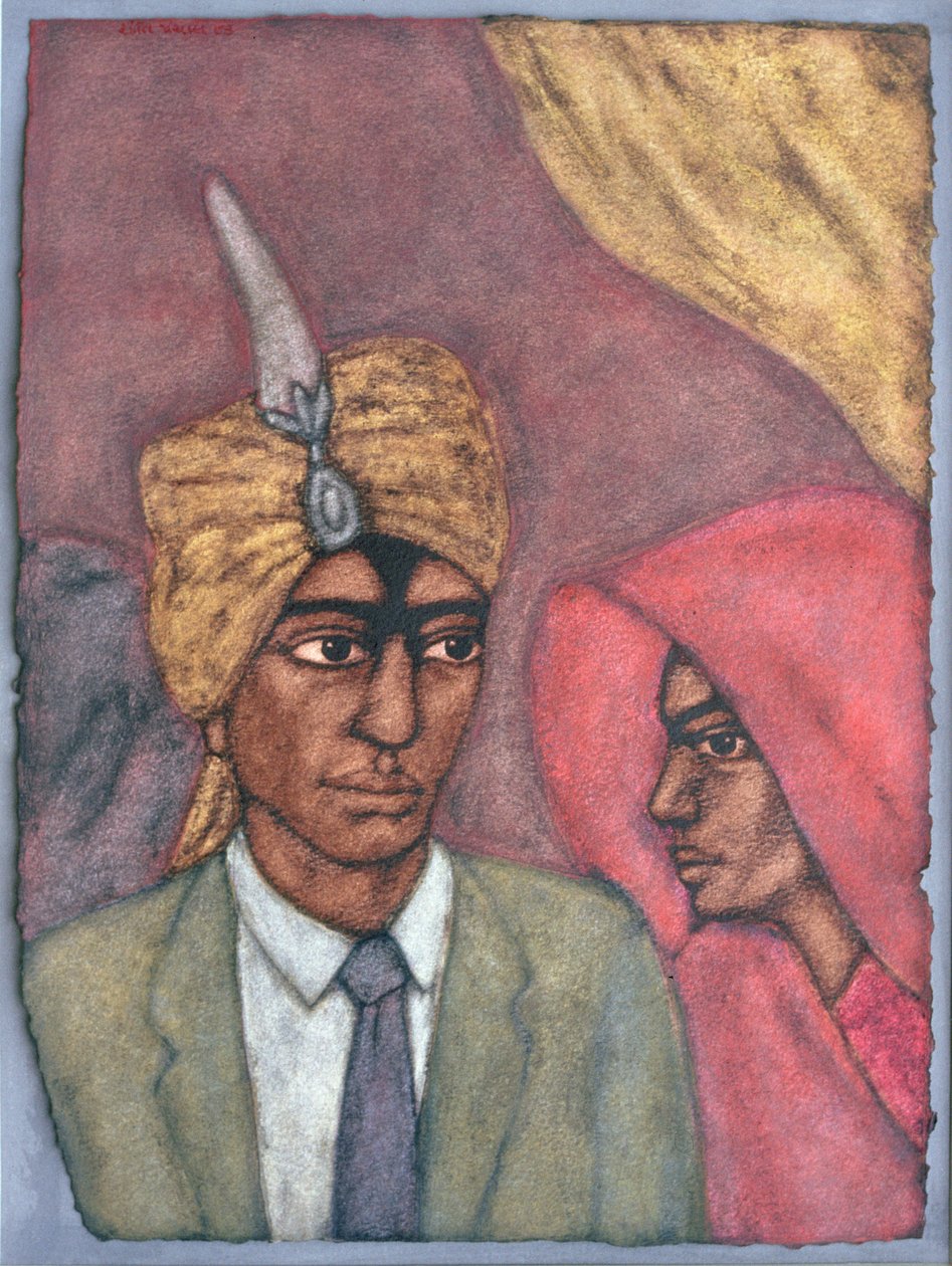 Unionen, 1993 (wc på papir) av Shanti Panchal