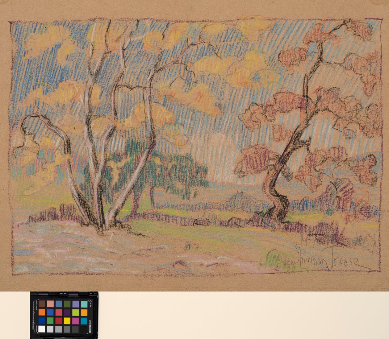 Impressions, ca. 1931 (pastell på papir) av Sherman Trease