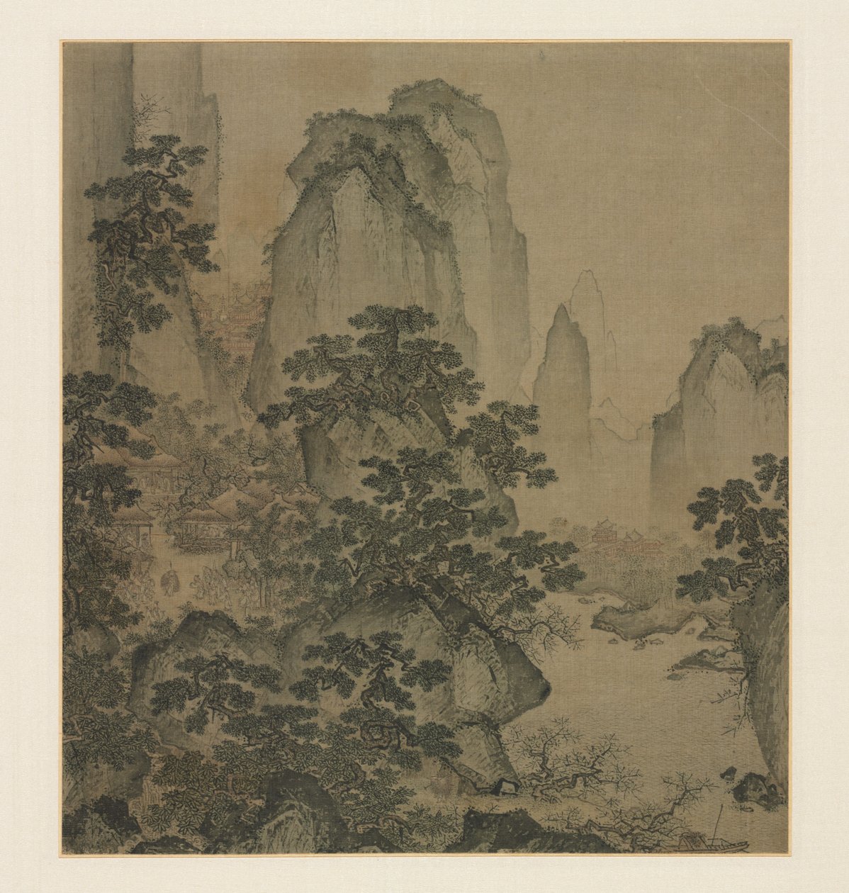 The Haven of the Peach-Blossom Spring, midten av 1400-tallet. av Shi Rui