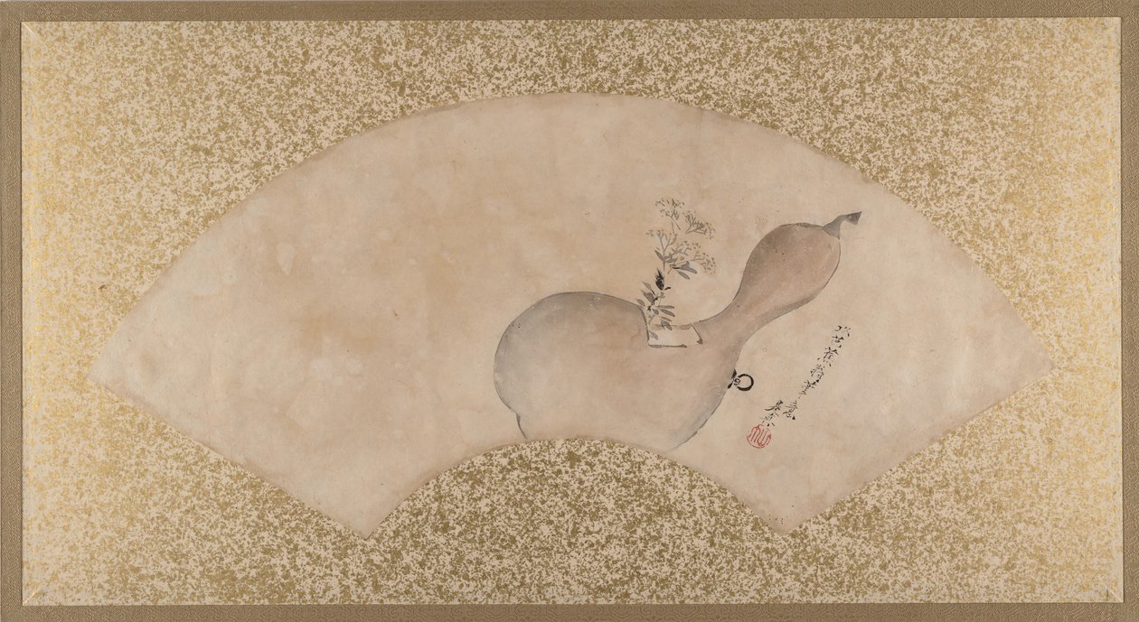 Blomster i kalebass, slutten av 1800-tallet. av Shibata Zeshin