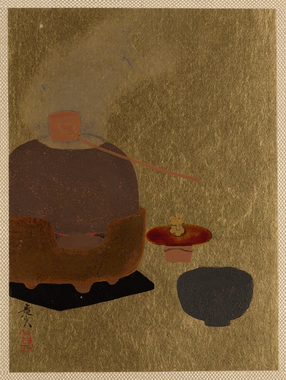 Apparat for teseremoni. av Shibata Zeshin