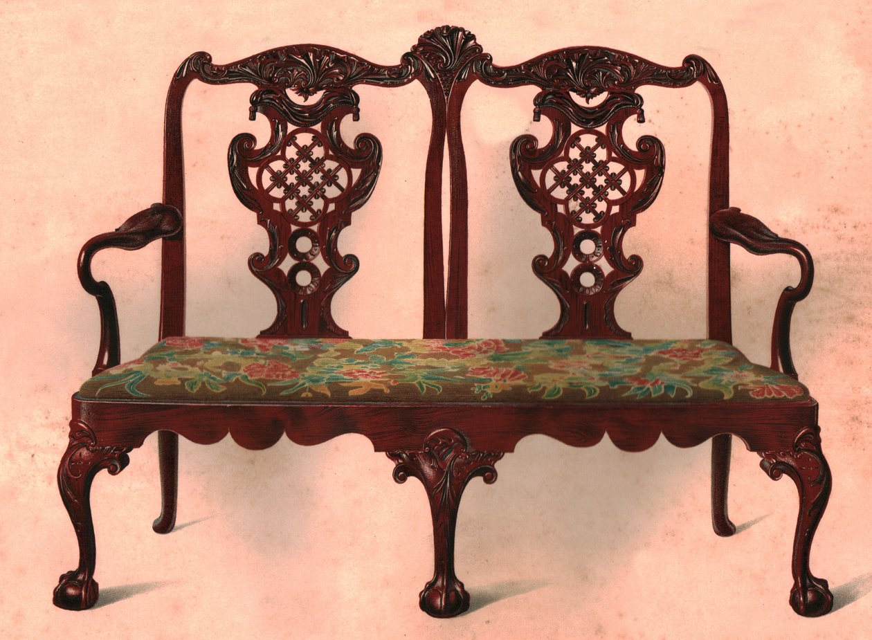 Sofa, 1906 av Shirley Charles Llewellyn Slocombe