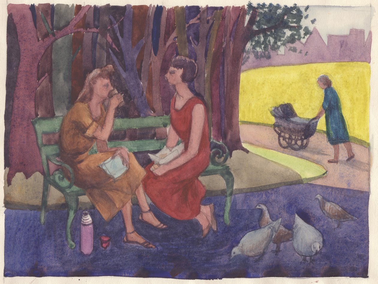'En hendelse i parken', 1952. av Shirley Markham