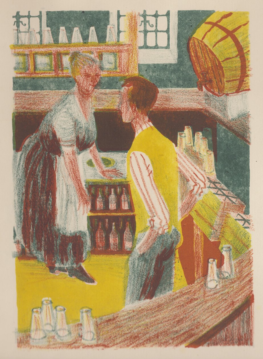 Bak baren, 1952. av Shirley Markham
