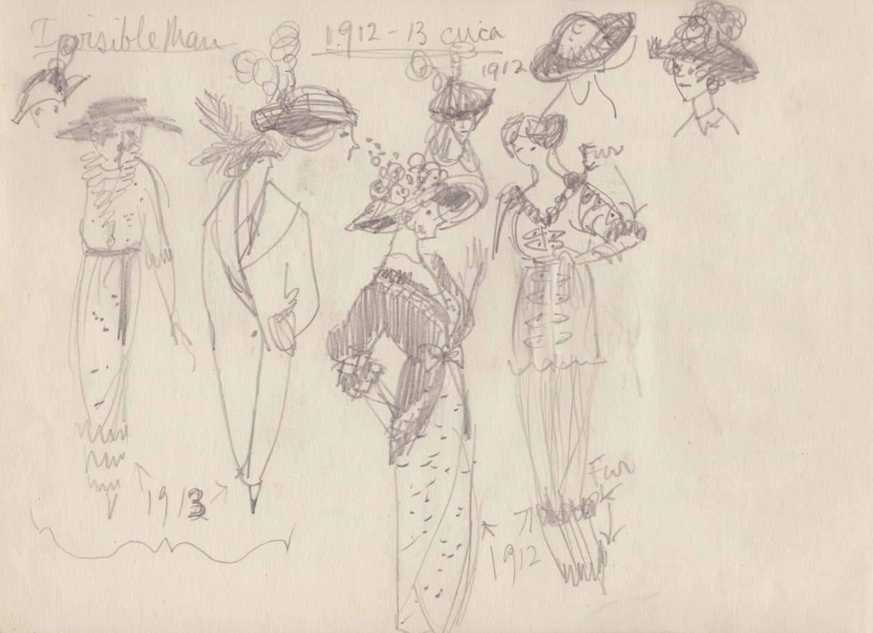 Historisk drakt, c1950. av Shirley Markham