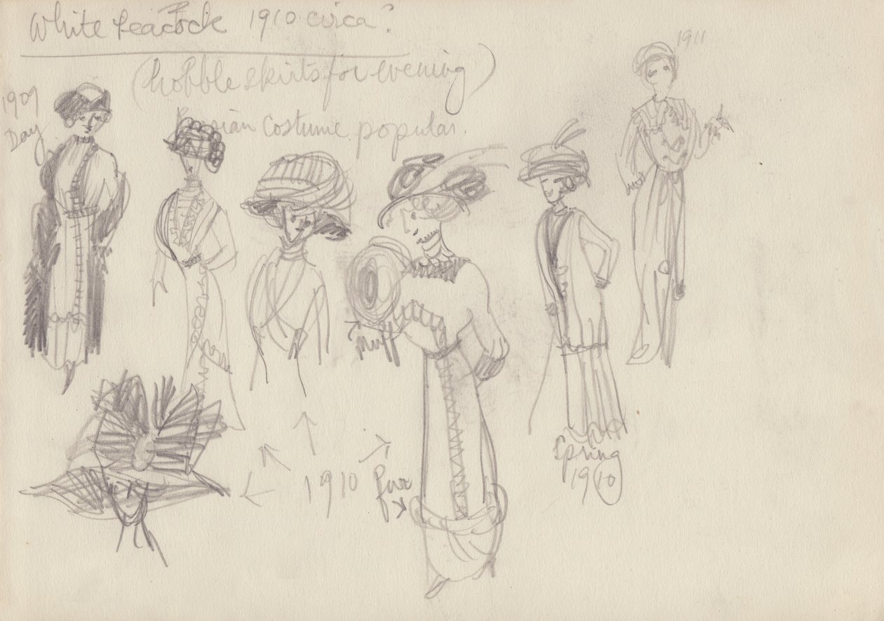 Historisk drakt, c1950. av Shirley Markham