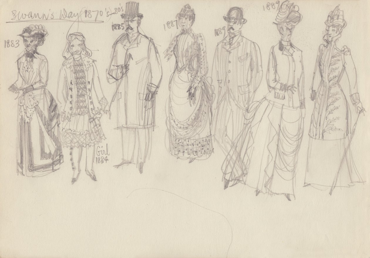 Historisk drakt, c1950. av Shirley Markham