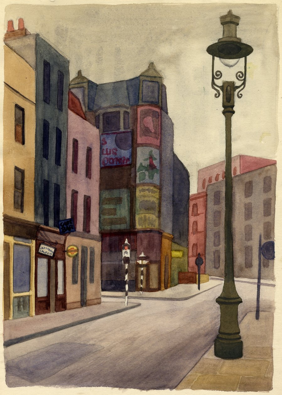 Lyktestolpe, 1951. av Shirley Markham