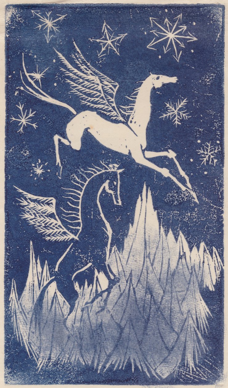Pegasus, ca 1950. av Shirley Markham
