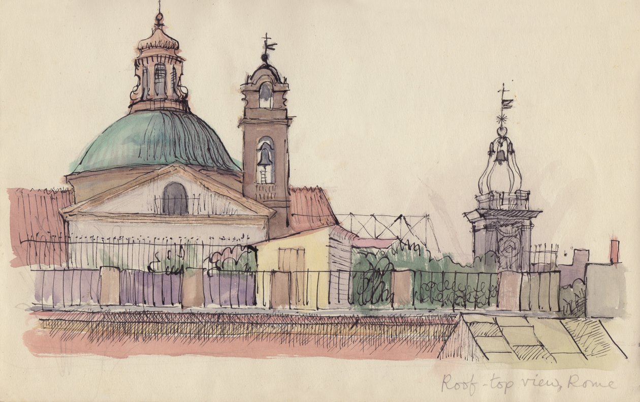 'Takutsikt, Roma, c1950. av Shirley Markham
