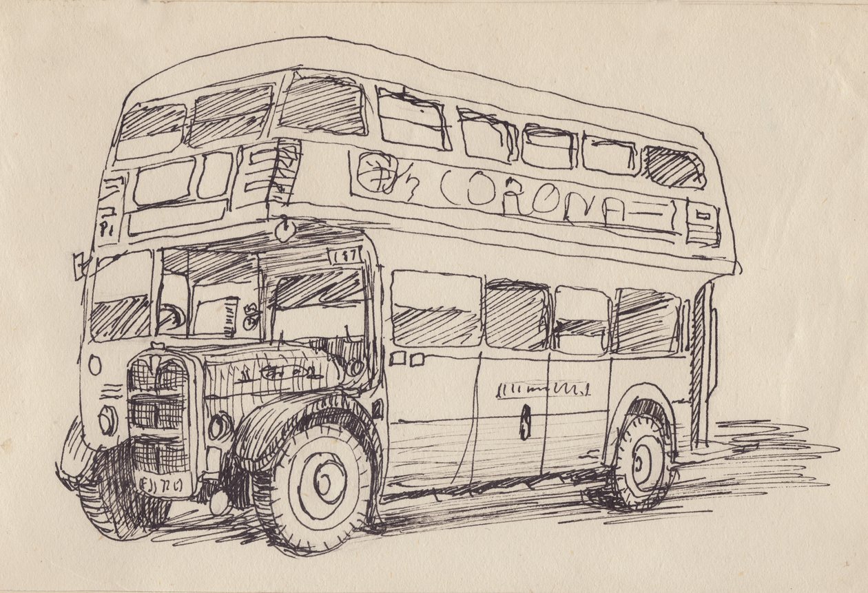 Rutemesterbuss, 1951. av Shirley Markham