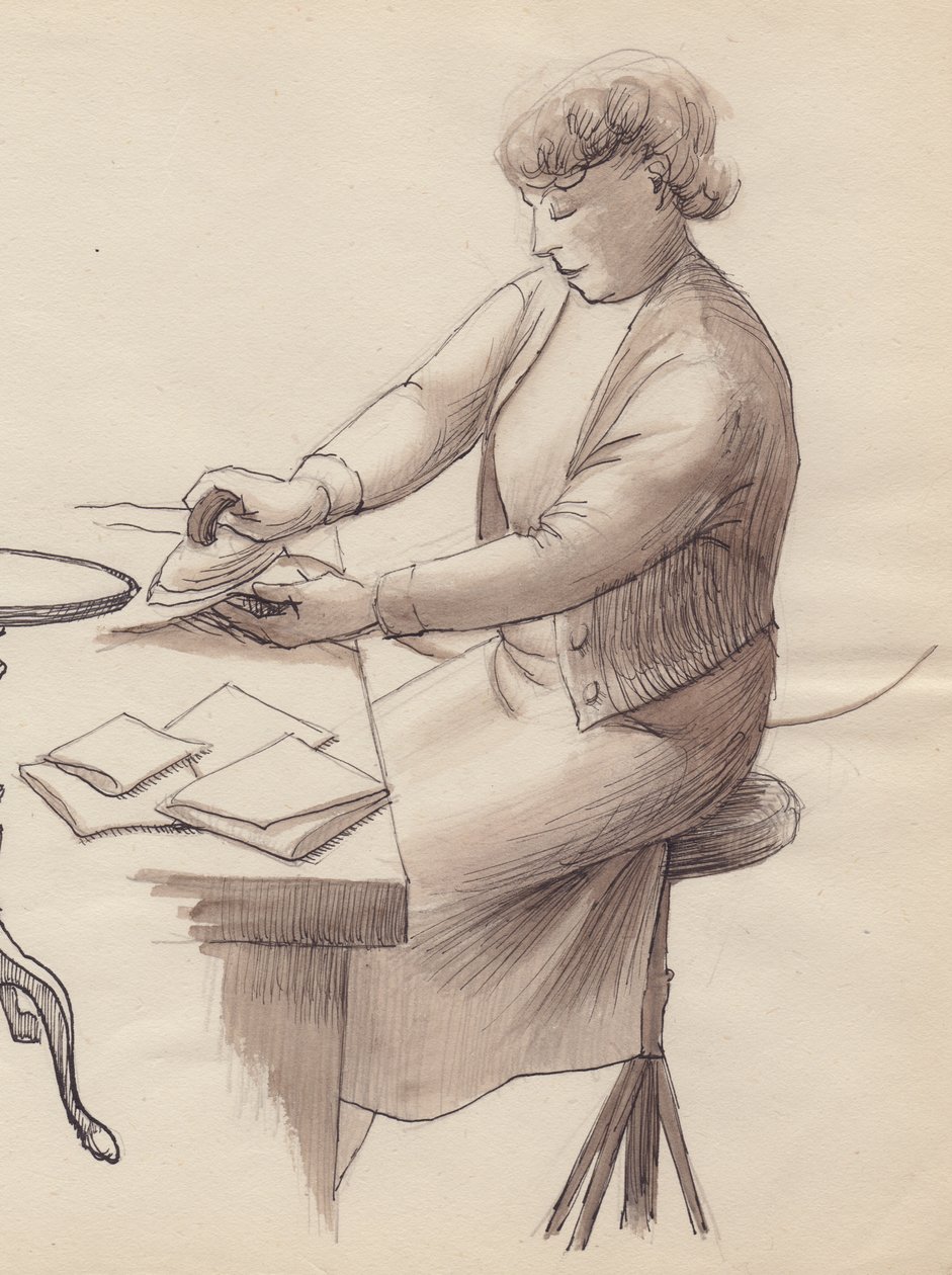 Kvinnestryking, 1951. av Shirley Markham