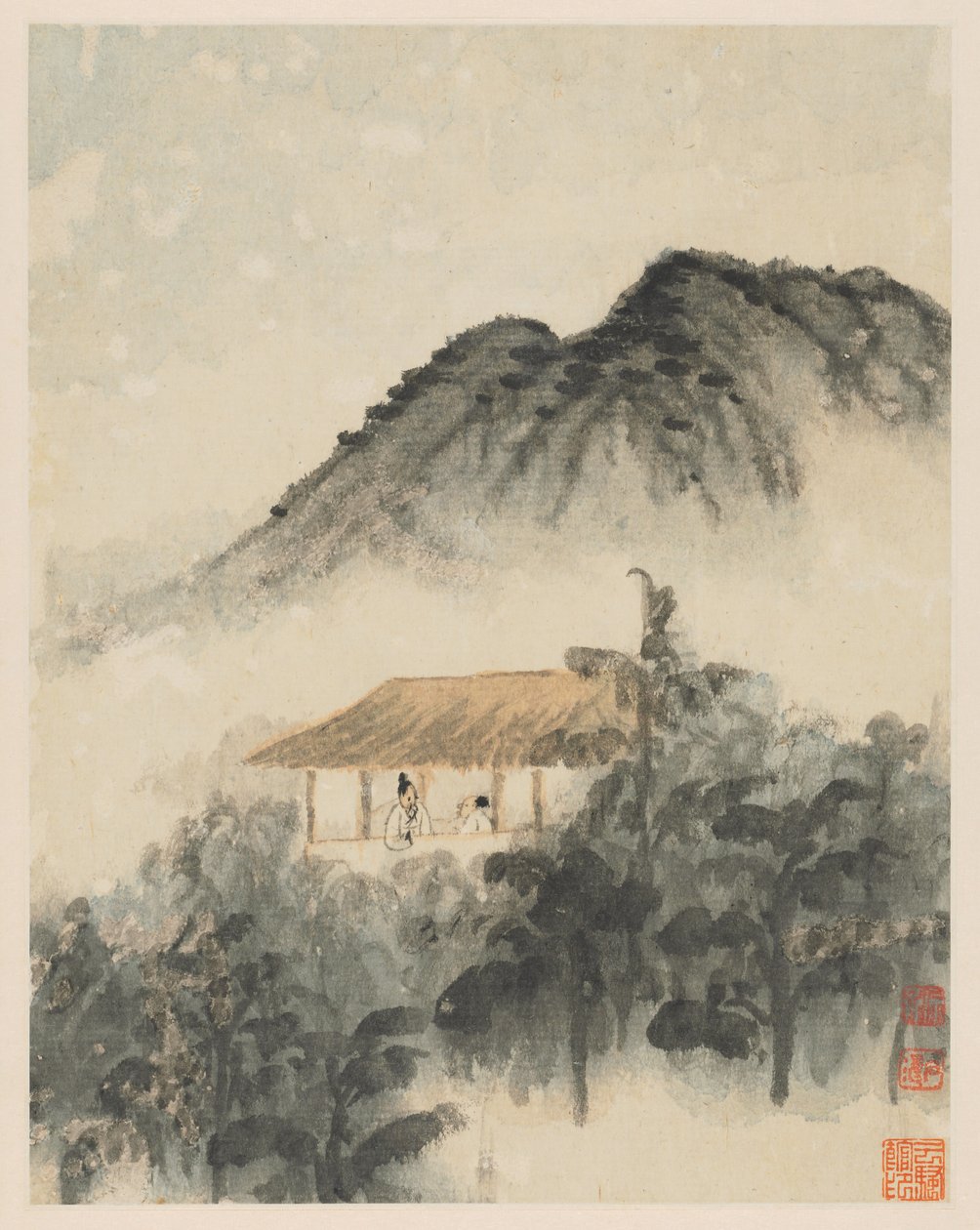 Minner om Qinhuai-elven, 1642-1707. av Shitao
