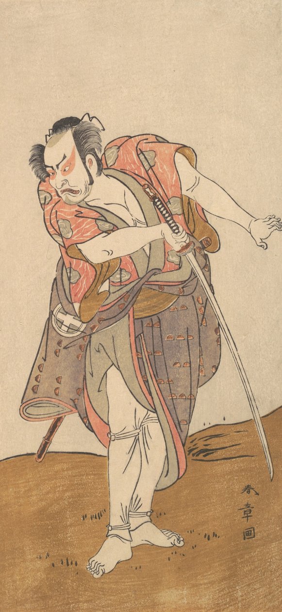 Skuespilleren Otani Hiroyemon III, 1726-1 av Shunsho