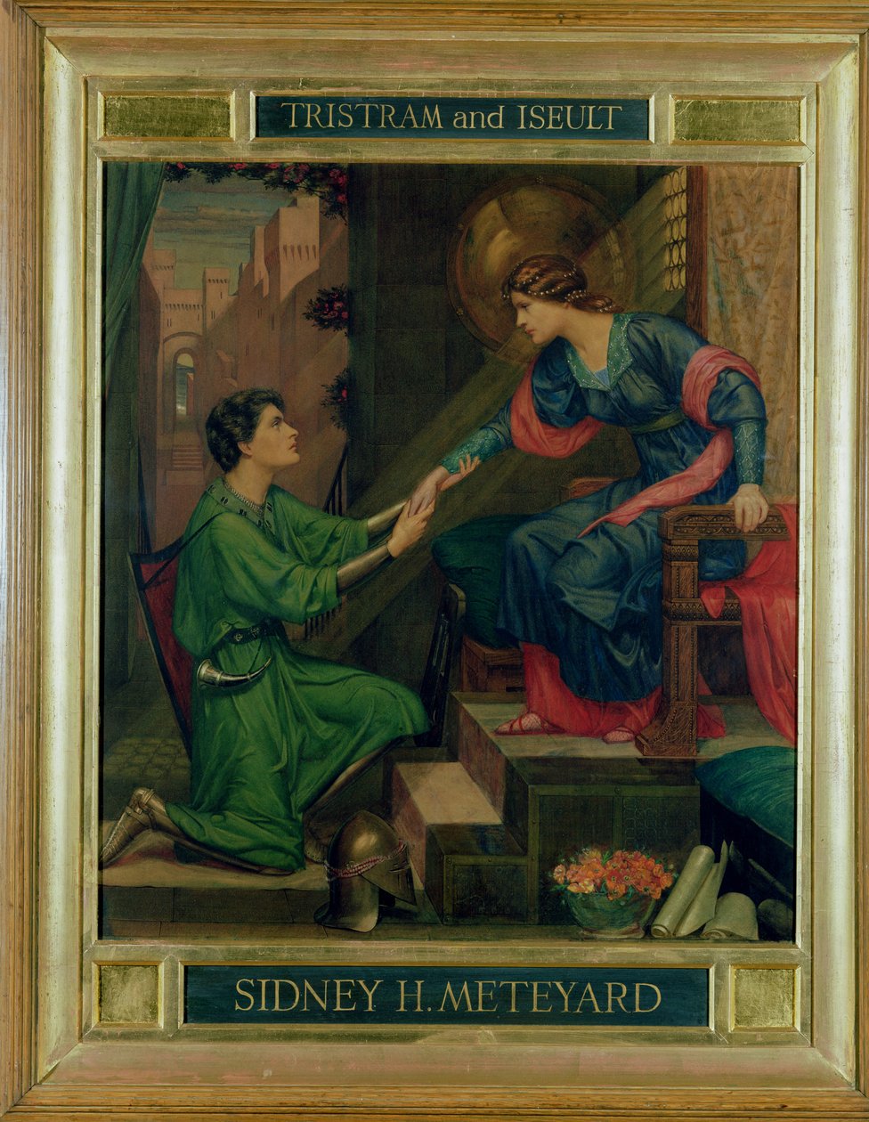 Tristram og Iseult av Sidney Meteyard