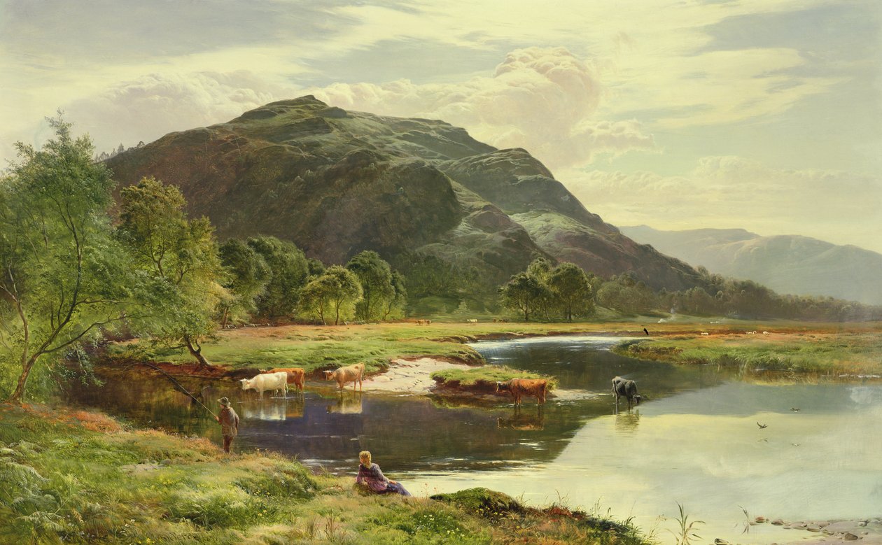 Highland Loch Scene av Sidney Richard Percy