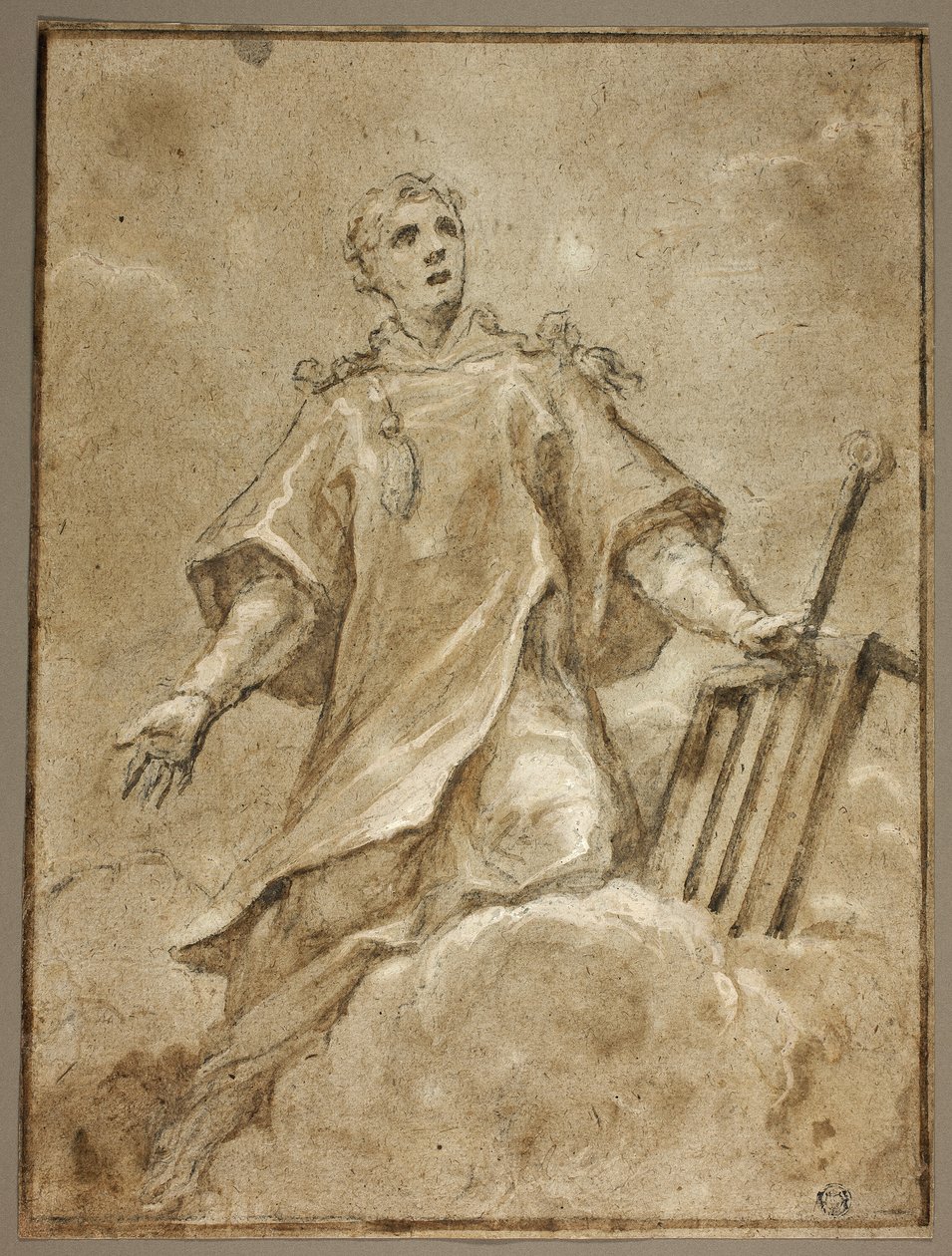 Saint Lawrence in Glory av Sigismondo Caula