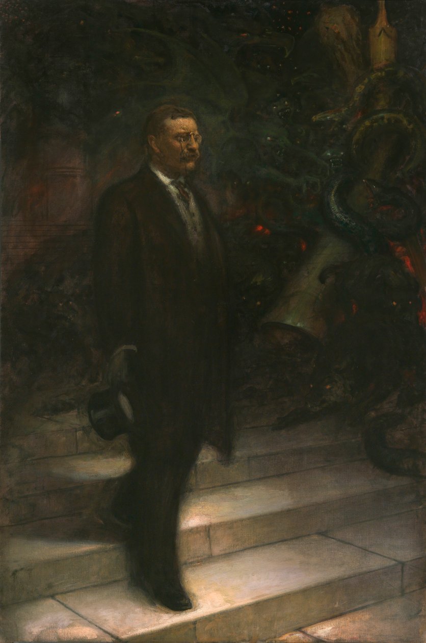 Theodore Roosevelt, ca. 1908-1910. av Sigismund De Ivanowski