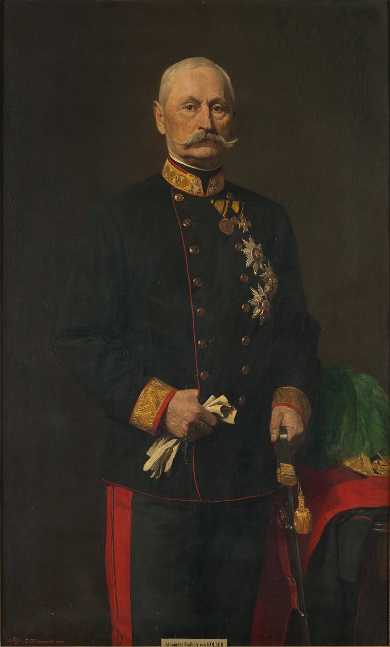 General for kavaleriet Alexander Freiherr von Koller av Sigmund L