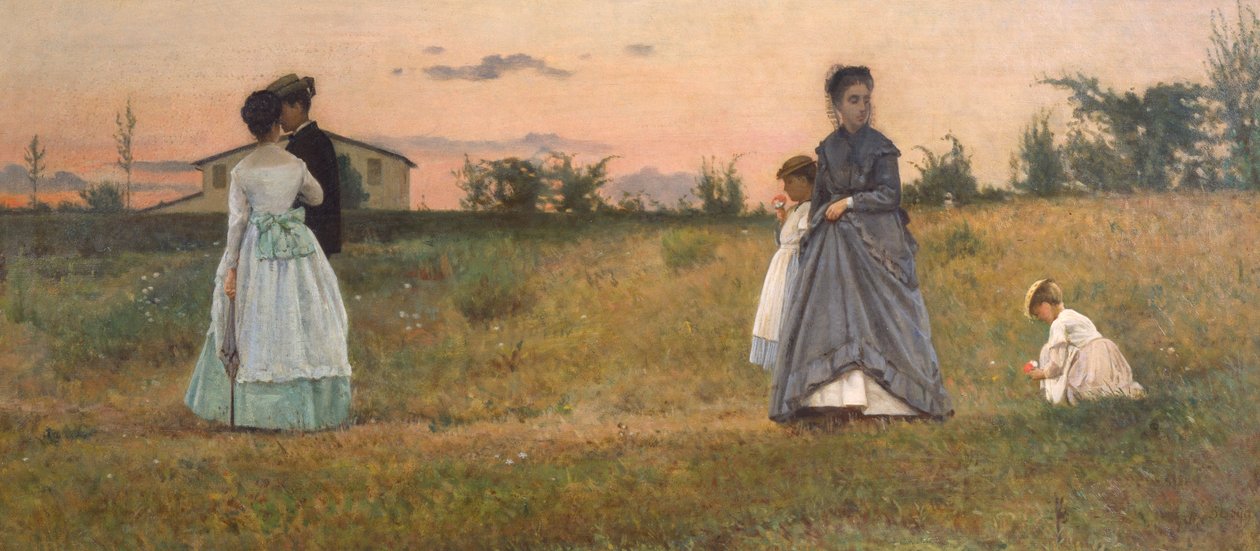 Forlovede eller forlovede av Silvestro Lega