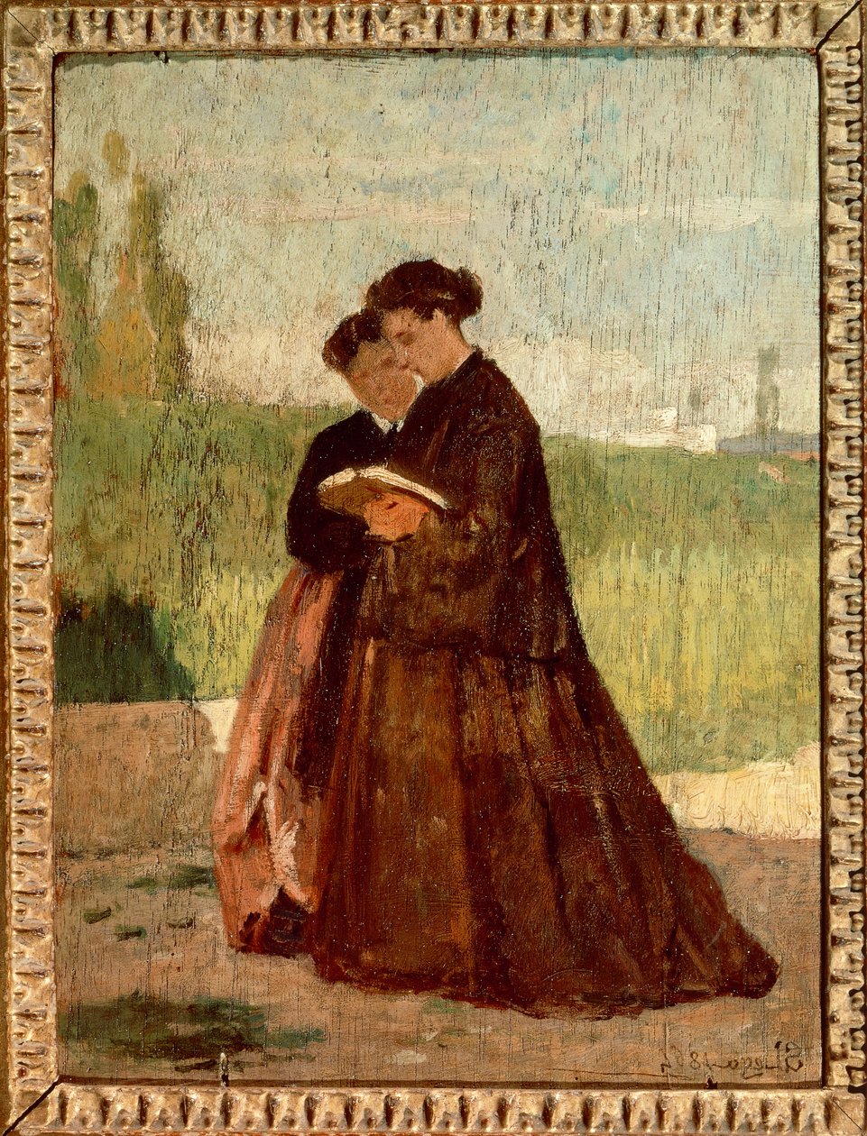 Går i hagen av Silvestro Lega