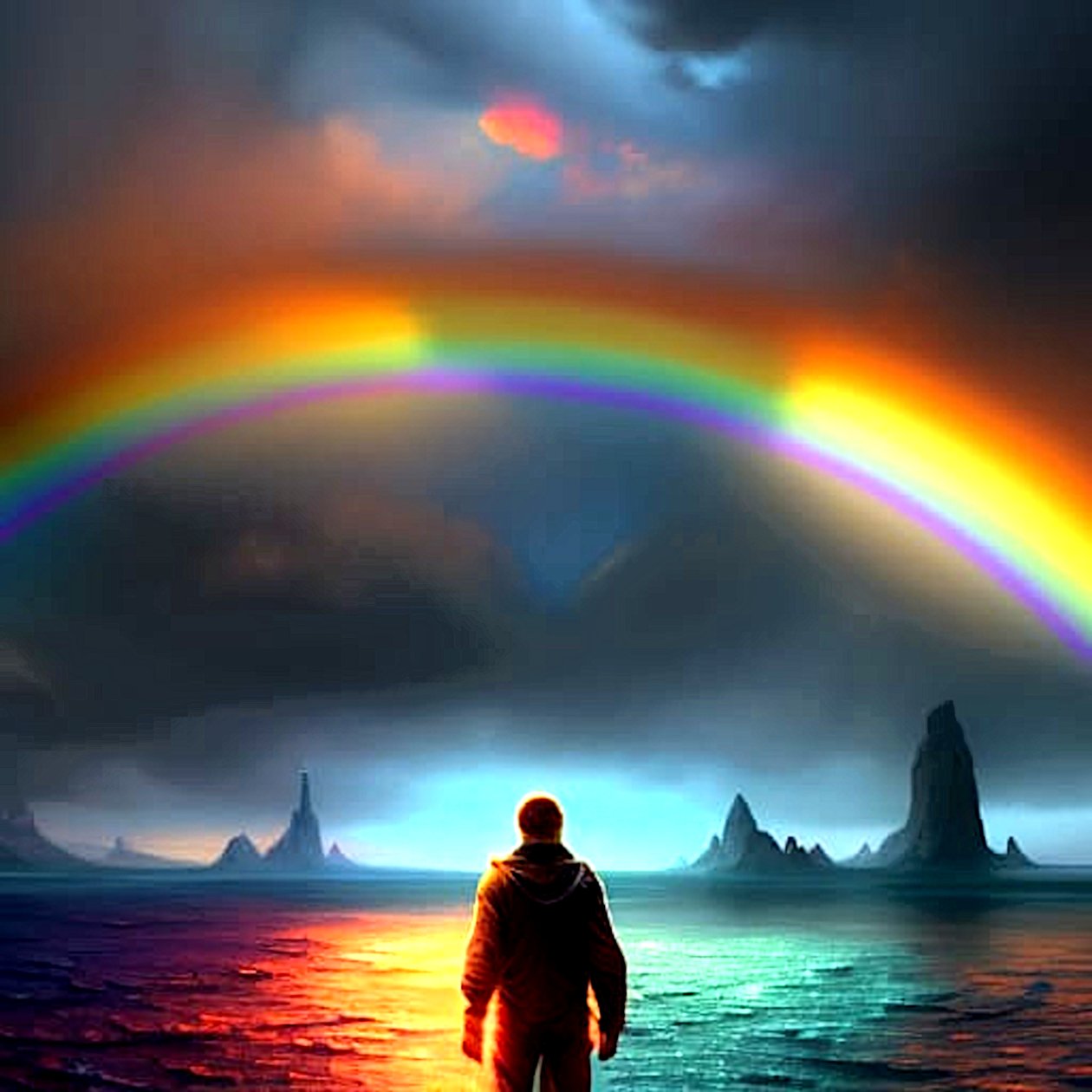Øyeblikkets sublime: The Magic of the Rainbow av Silvia Martini