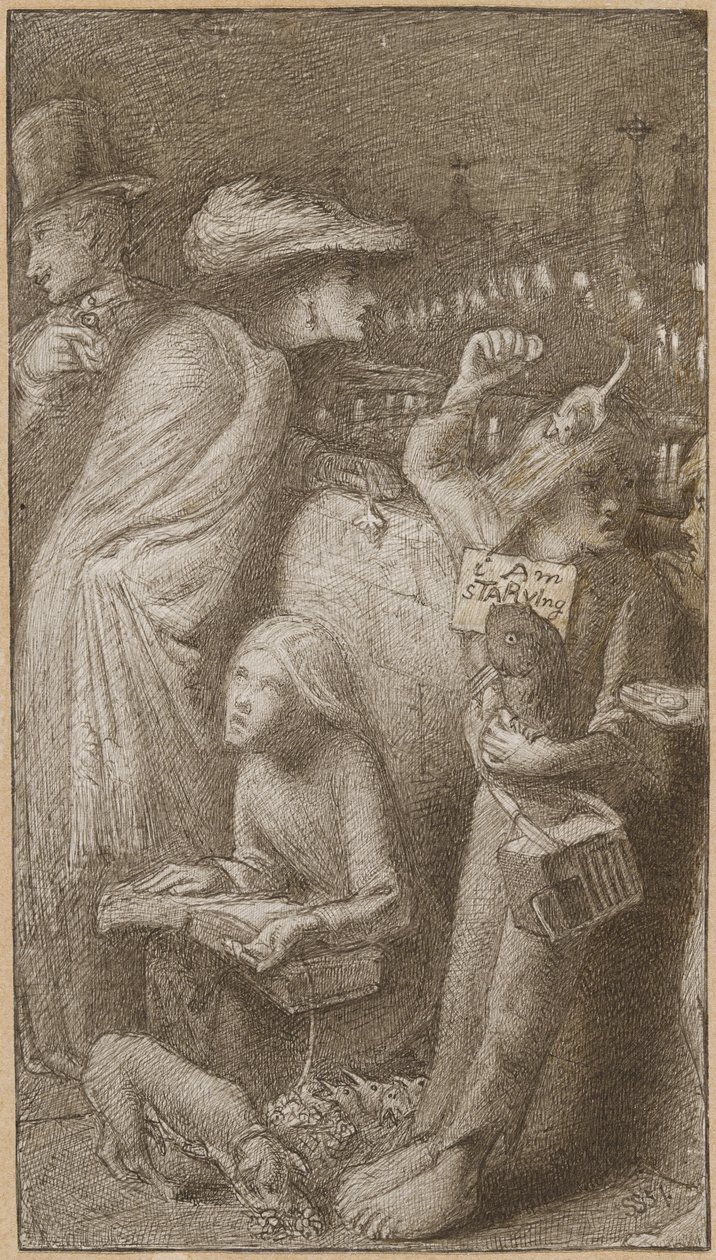 Jeg er sulten av Simeon Solomon