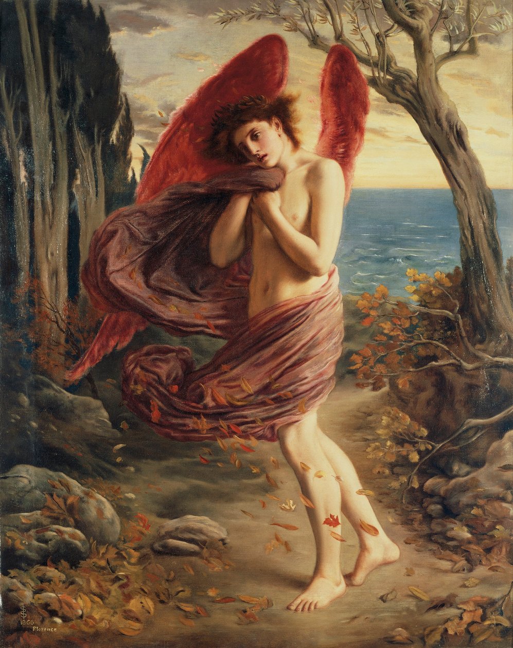 Kjærlighet om høsten av Simeon Solomon