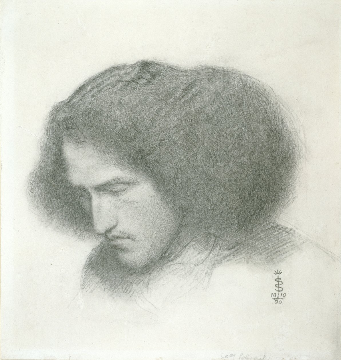 Selvportrett av Simeon Solomon