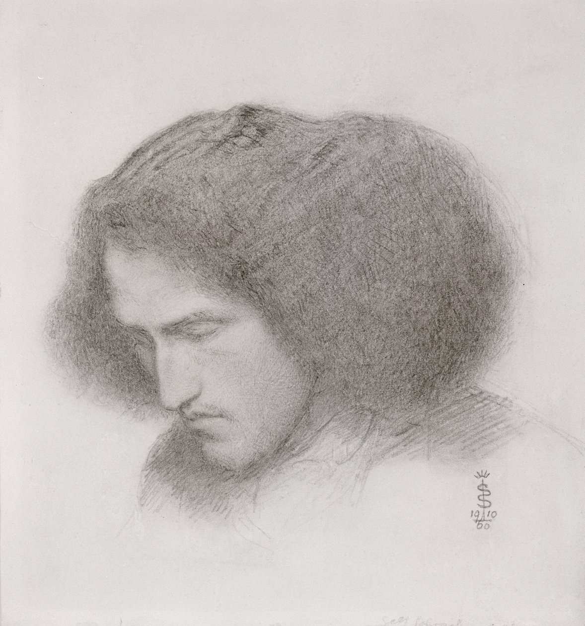 Selvportrett av Simeon Solomon