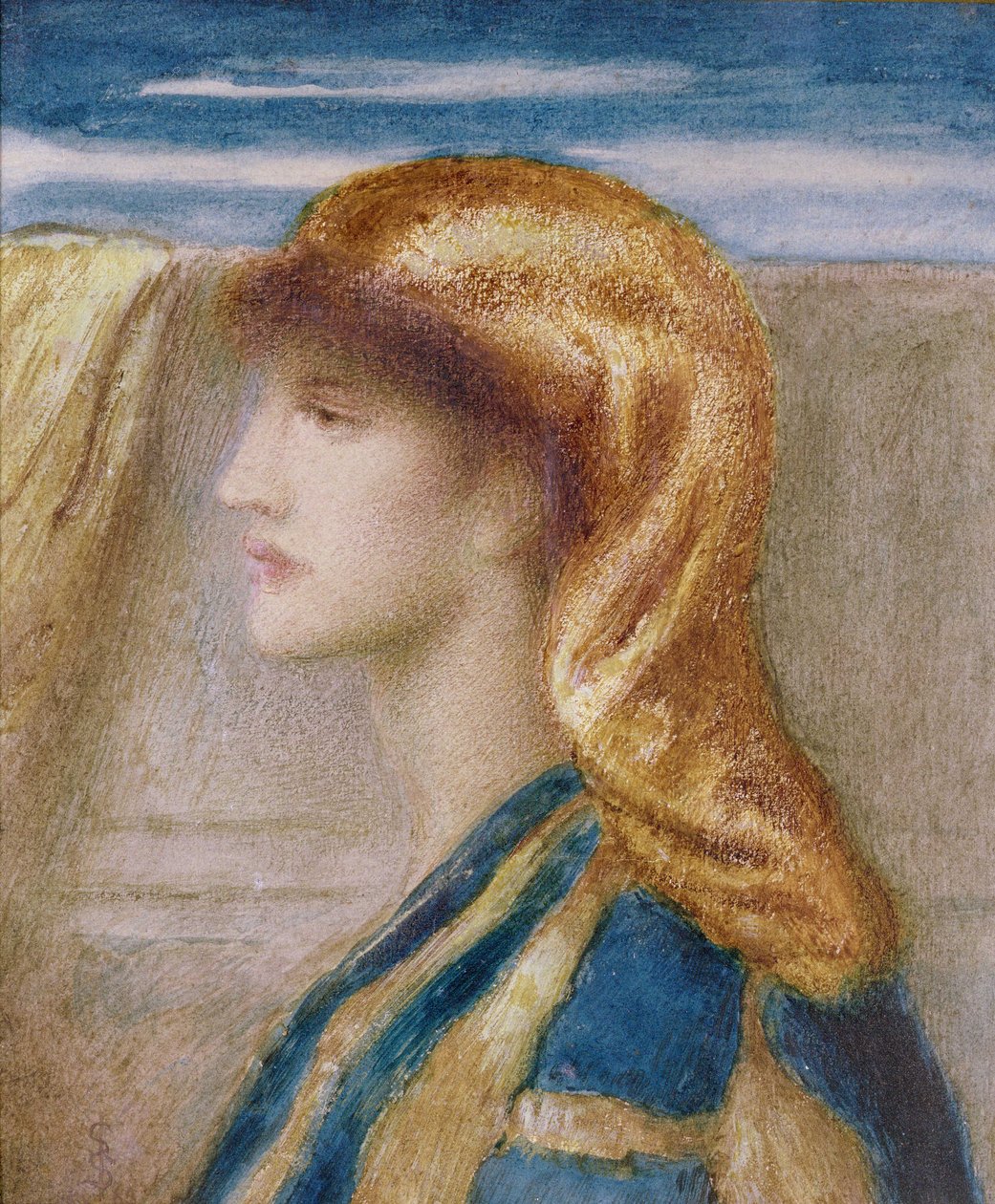Det gylne hodeplagget av Simeon Solomon