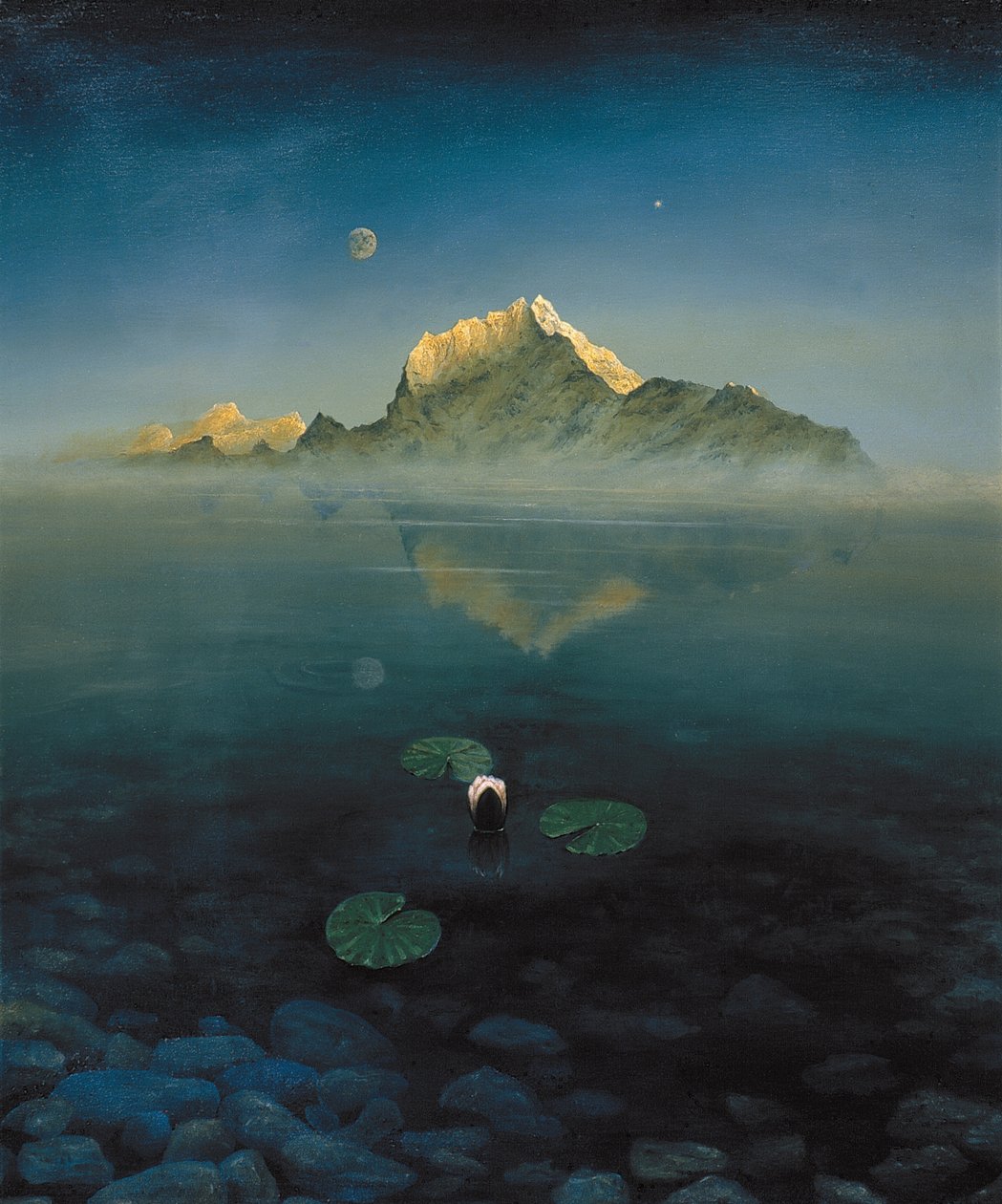 Fjell over innsjøen av Simon Cook