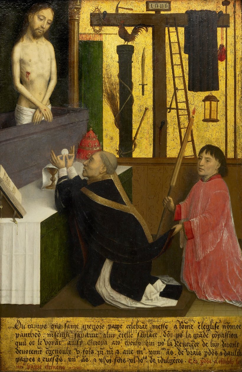 St. Gregory -messen av Simon Marmion