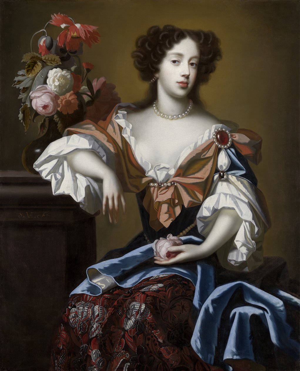 Maria av Modena (1658-1718), ca. 1680 av Simon Peeterz Verelst