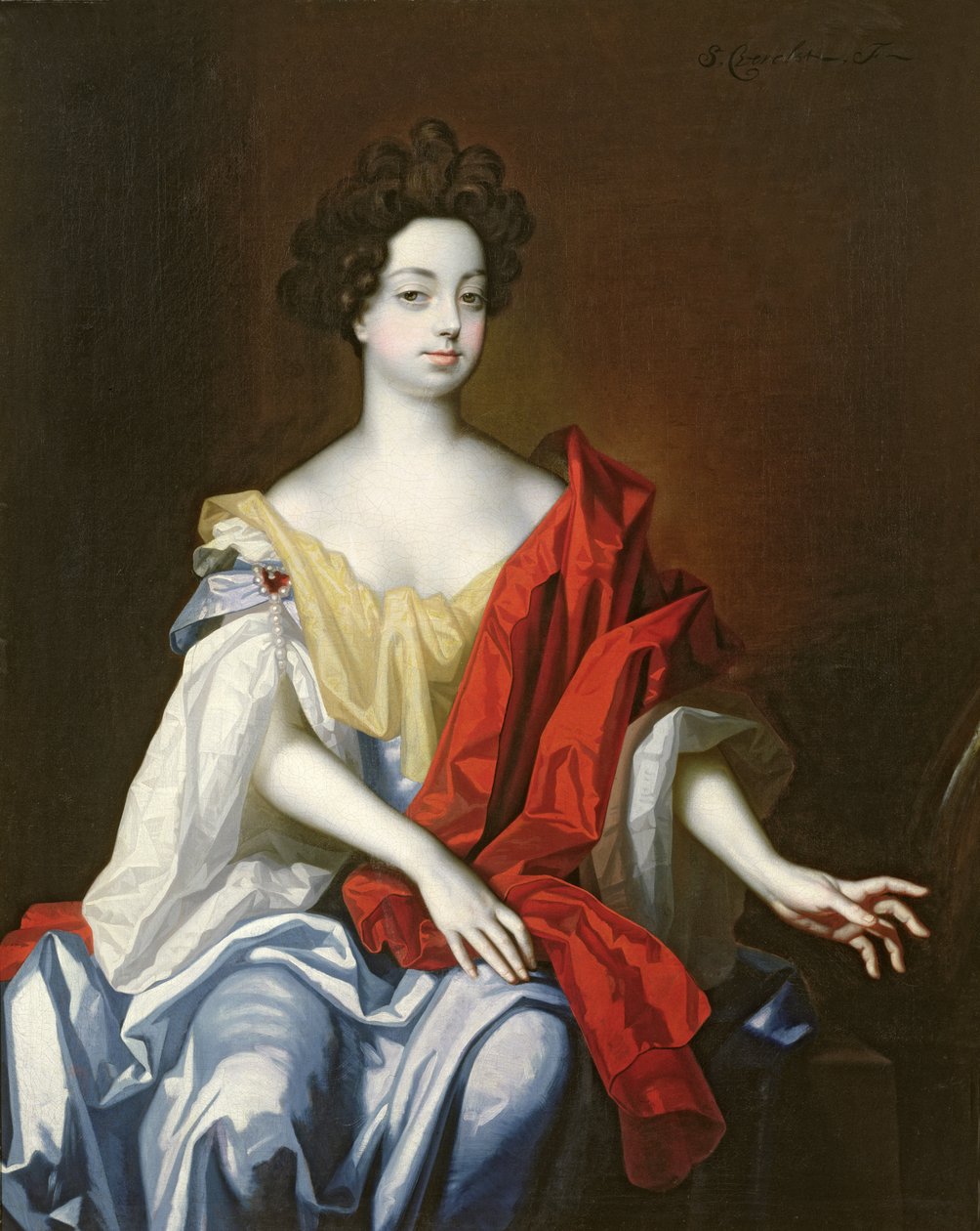 Nell Gwynne (1650-87) av Simon Peeterz Verelst