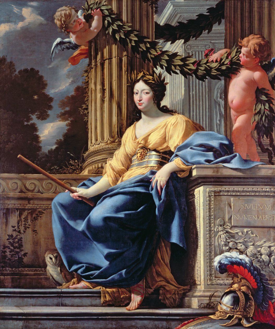 Allegorisk portrett av Anne av Østerrike, etter 1643 av Simon Vouet